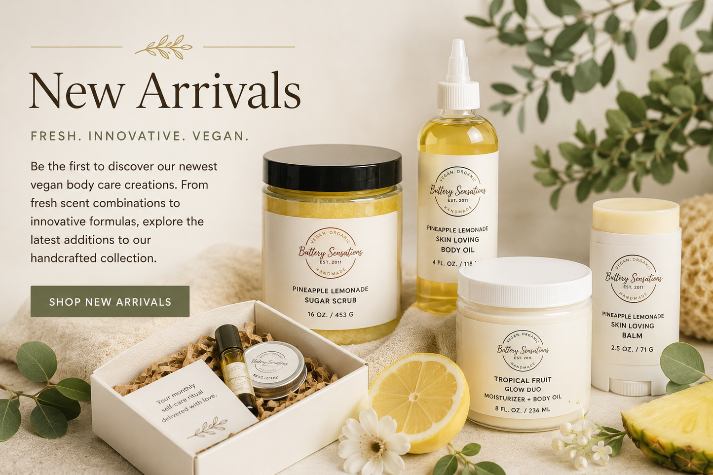 Sacred Self-Care Ritual Box — Monthly Vegan Wellness Subscription