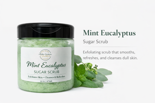 Mint Eucalyptus Sugar Scrub (16 oz)