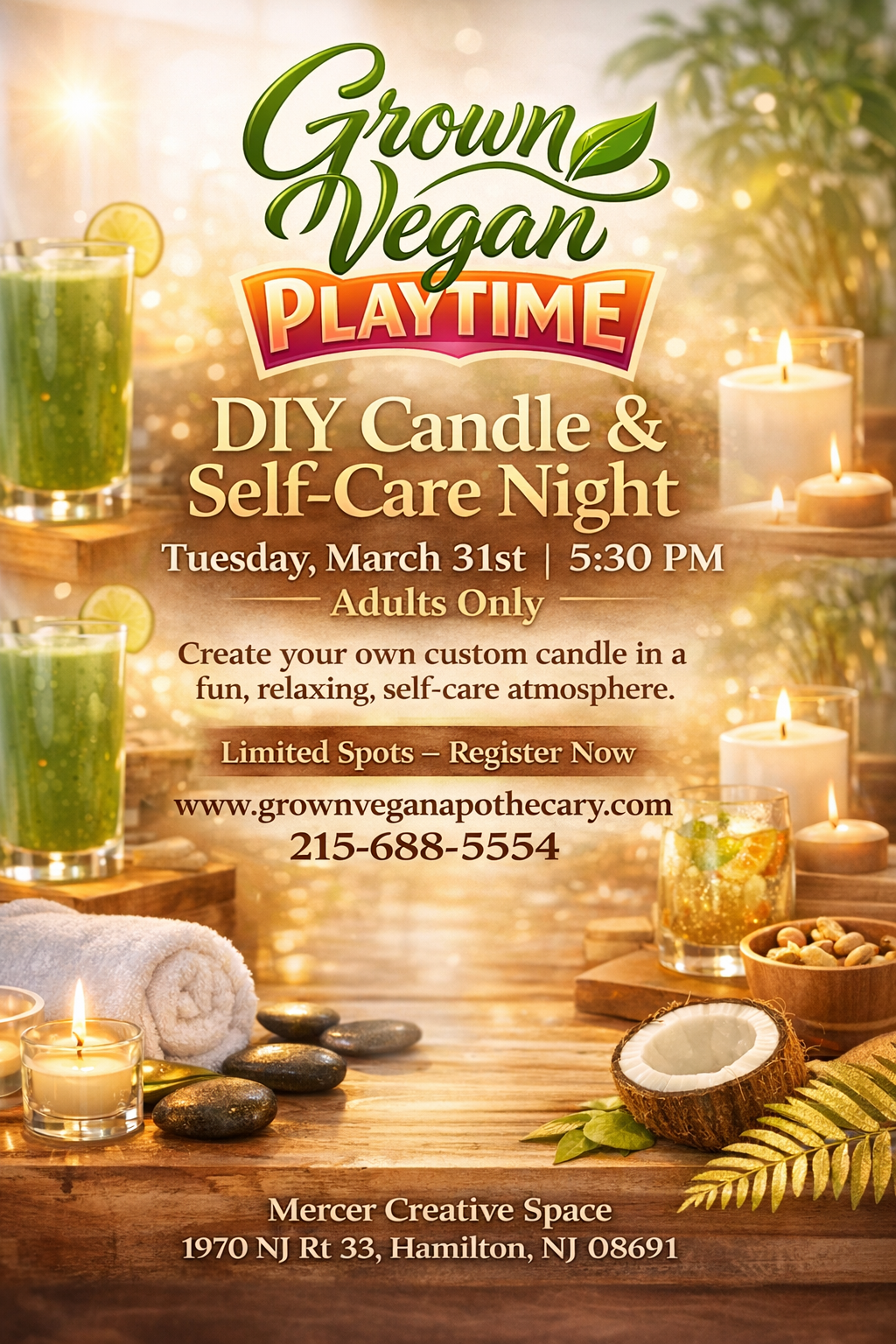 Sugar Scrub Blending Workshop | Grown Vegan Playtime