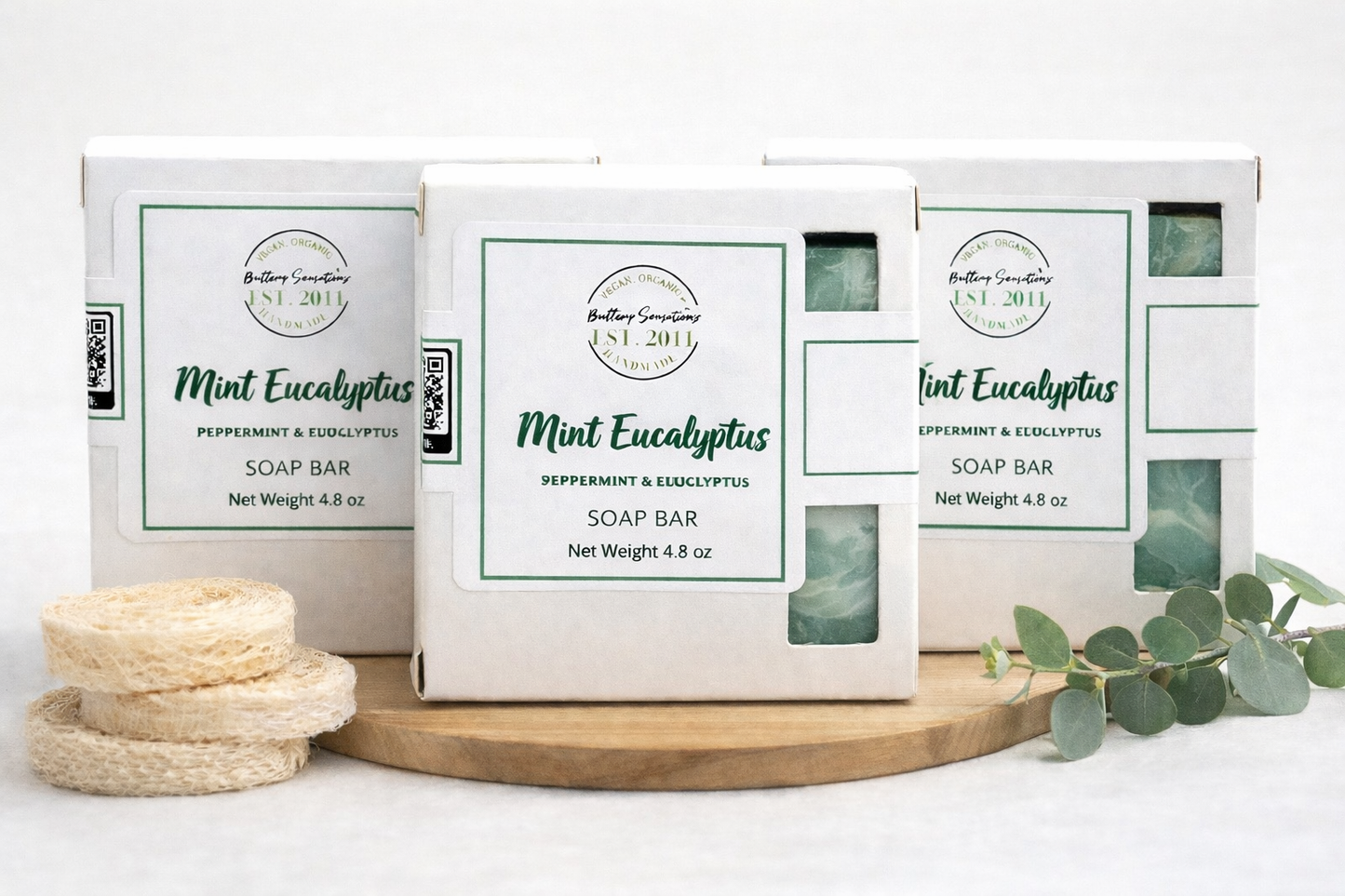 Mint Eucalyptus Cleansing Bar Bundle Pack
