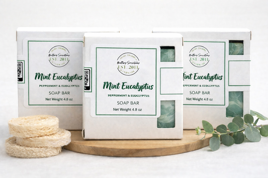 Mint Eucalyptus Cleansing Bar Bundle Pack
